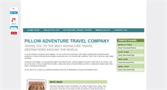 Desktop Screenshot of pillowadventuretravel.com